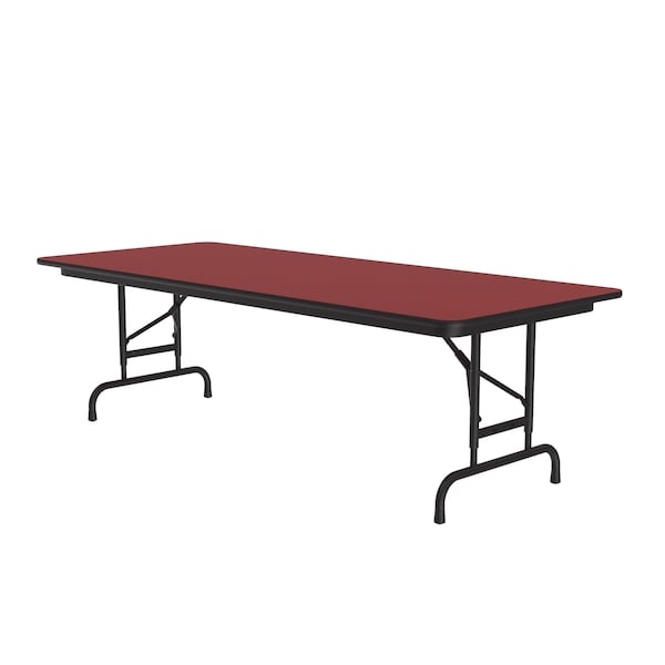 CFA Adjustable HPL Folding Tables 30x60  Red